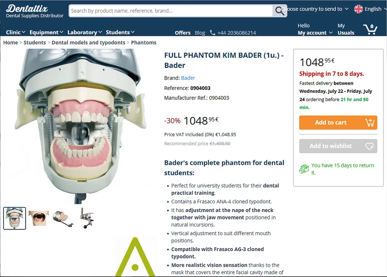 Dentaltix product page
